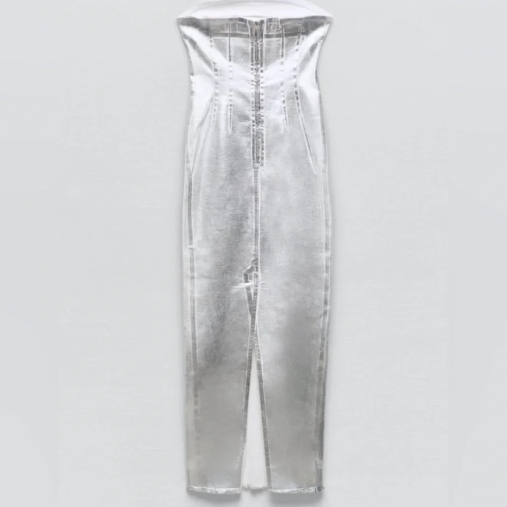 🌟NWT🌟Zara Fitted Metallic Dress - Picture 4 of 12